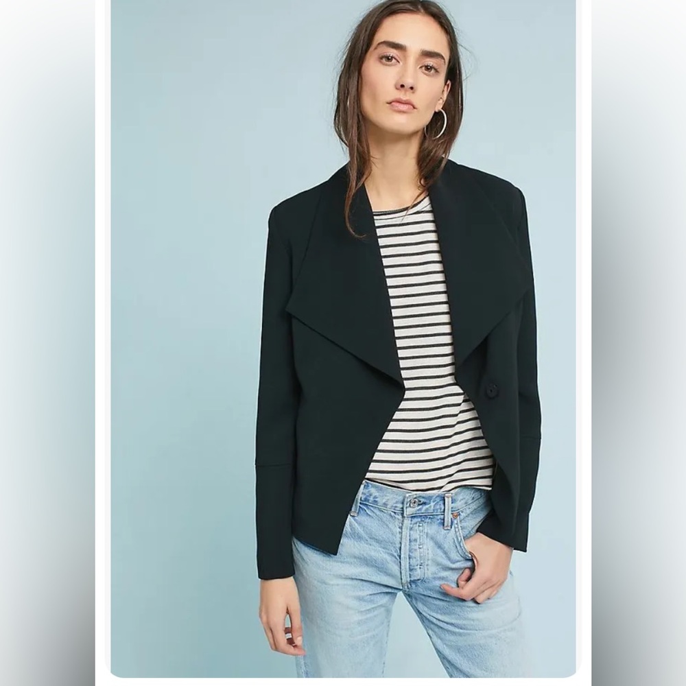 Greylin for Anthropologie draped‎ blazer. Never worn. Retail 170